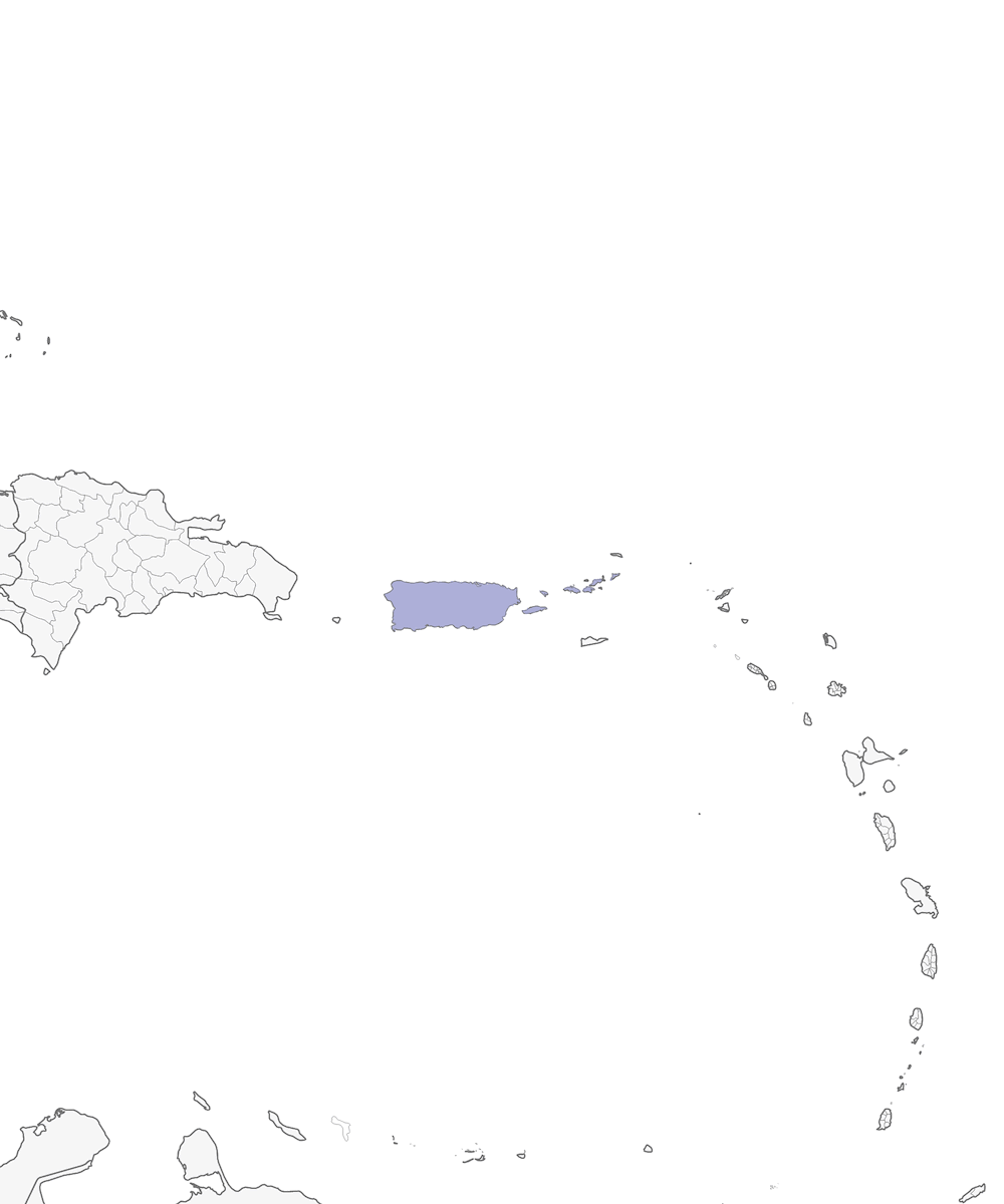 Puerto-Rico-Tyrann, Verbreitung 1