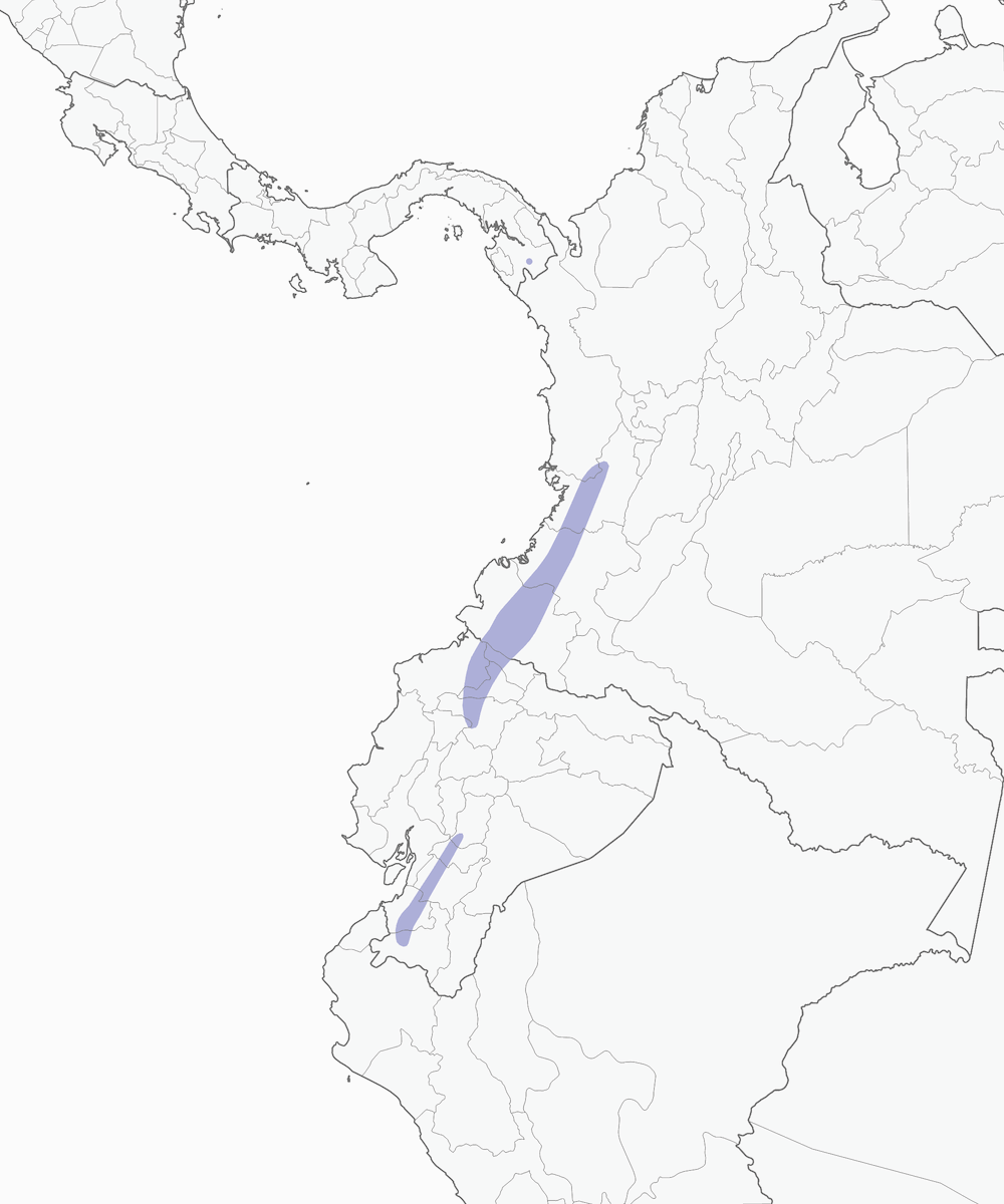 Purple-throated Woodstar, Distribution 1