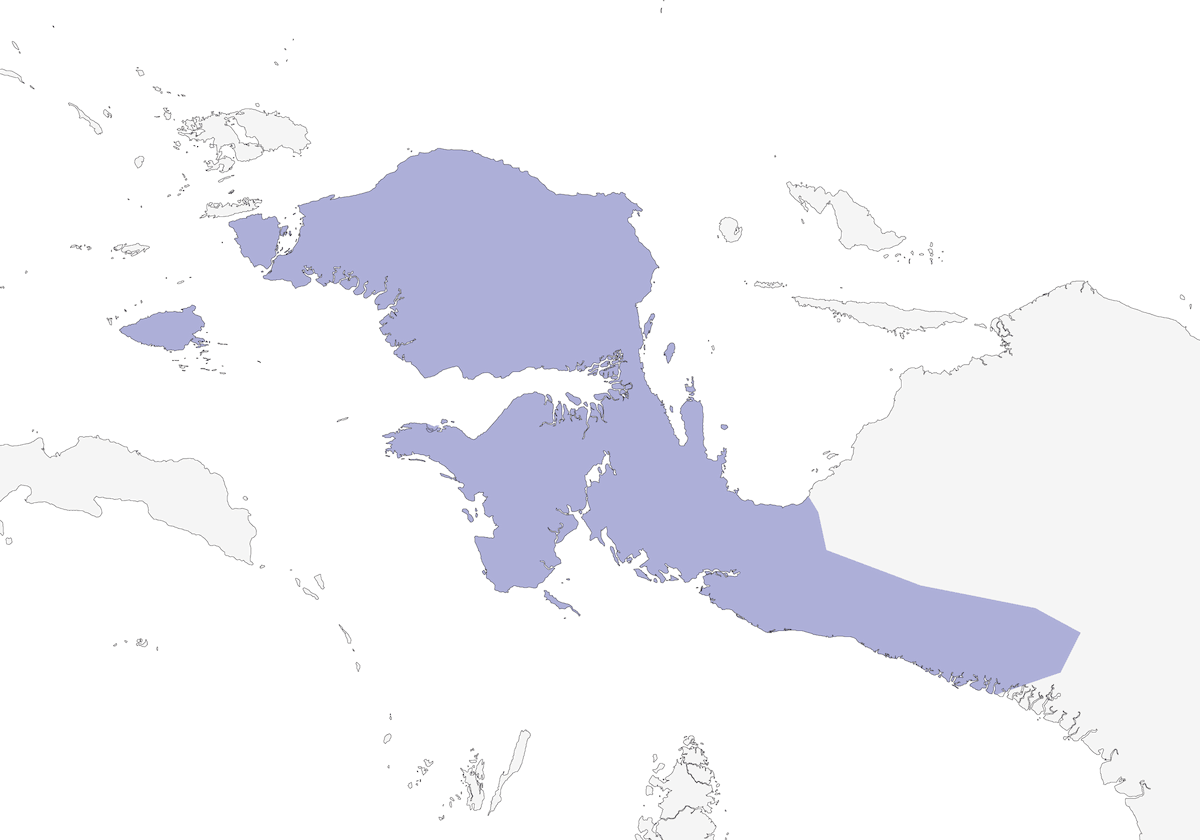 Red-billed Brushturkey, Distribution 1
