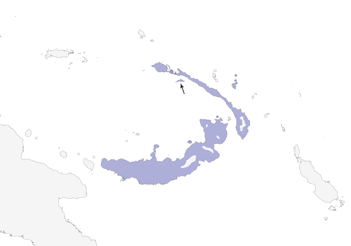 Red-banded Flowerpecker, Distribution 1