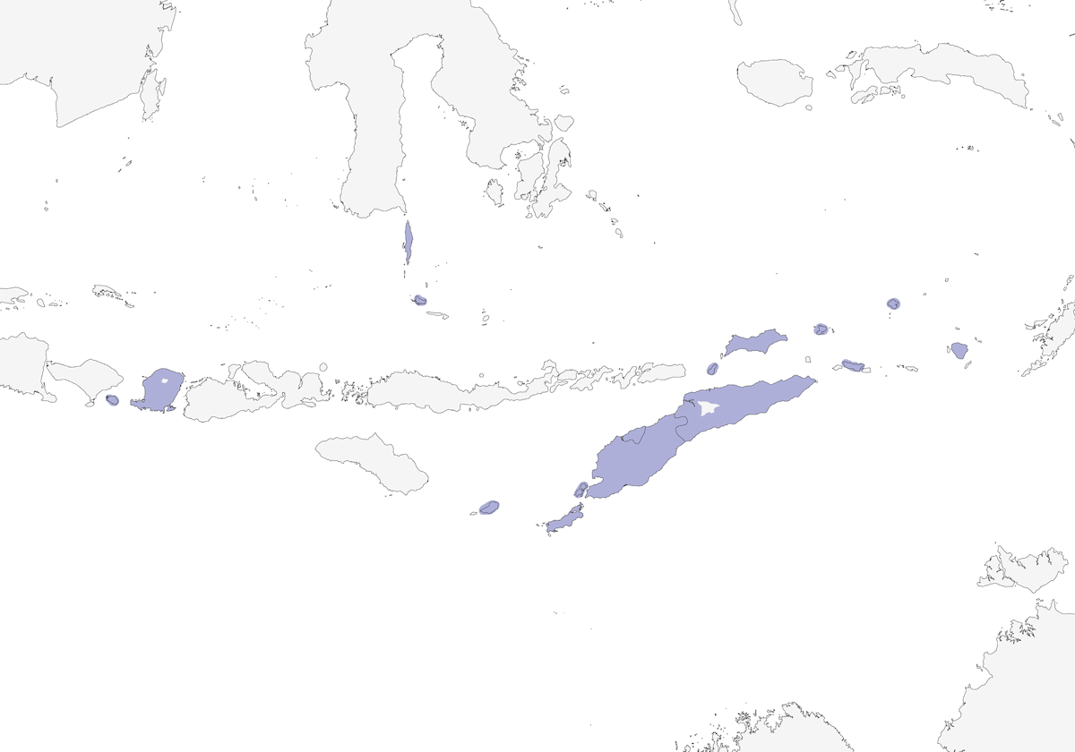 Red-chested Flowerpecker, Distribution 1