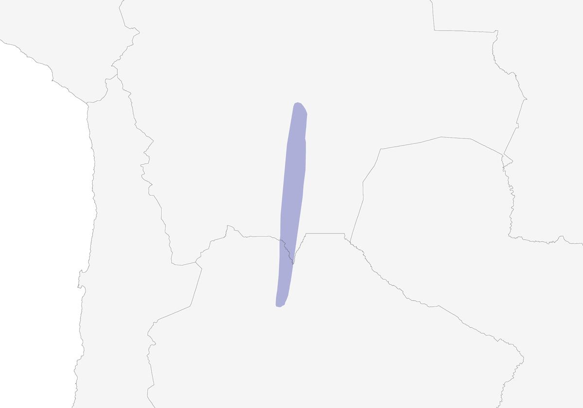 Pava de Cara Roja, Distribución 1