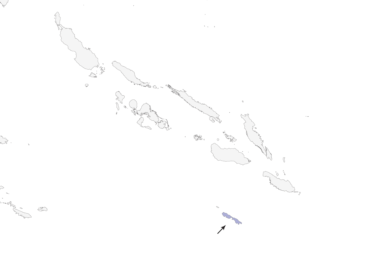 Rennell Fantail, Distribution 1