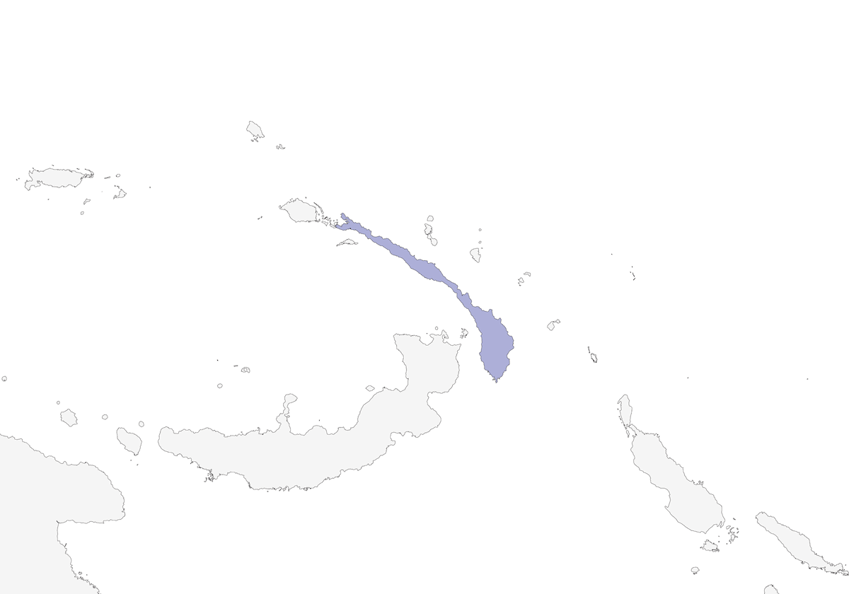 Bandschwanzdrongo, Verbreitung 1