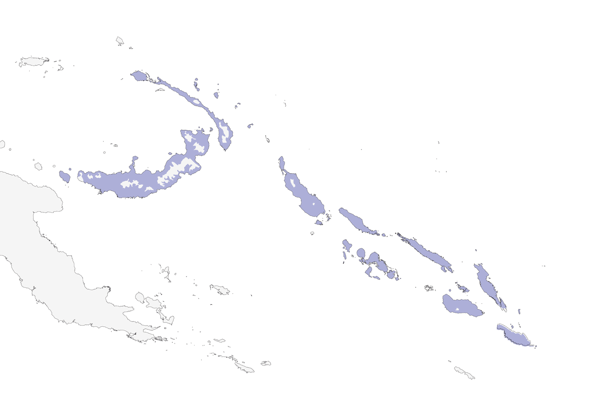 Red-knobbed Imperial-Pigeon, Distribution 1