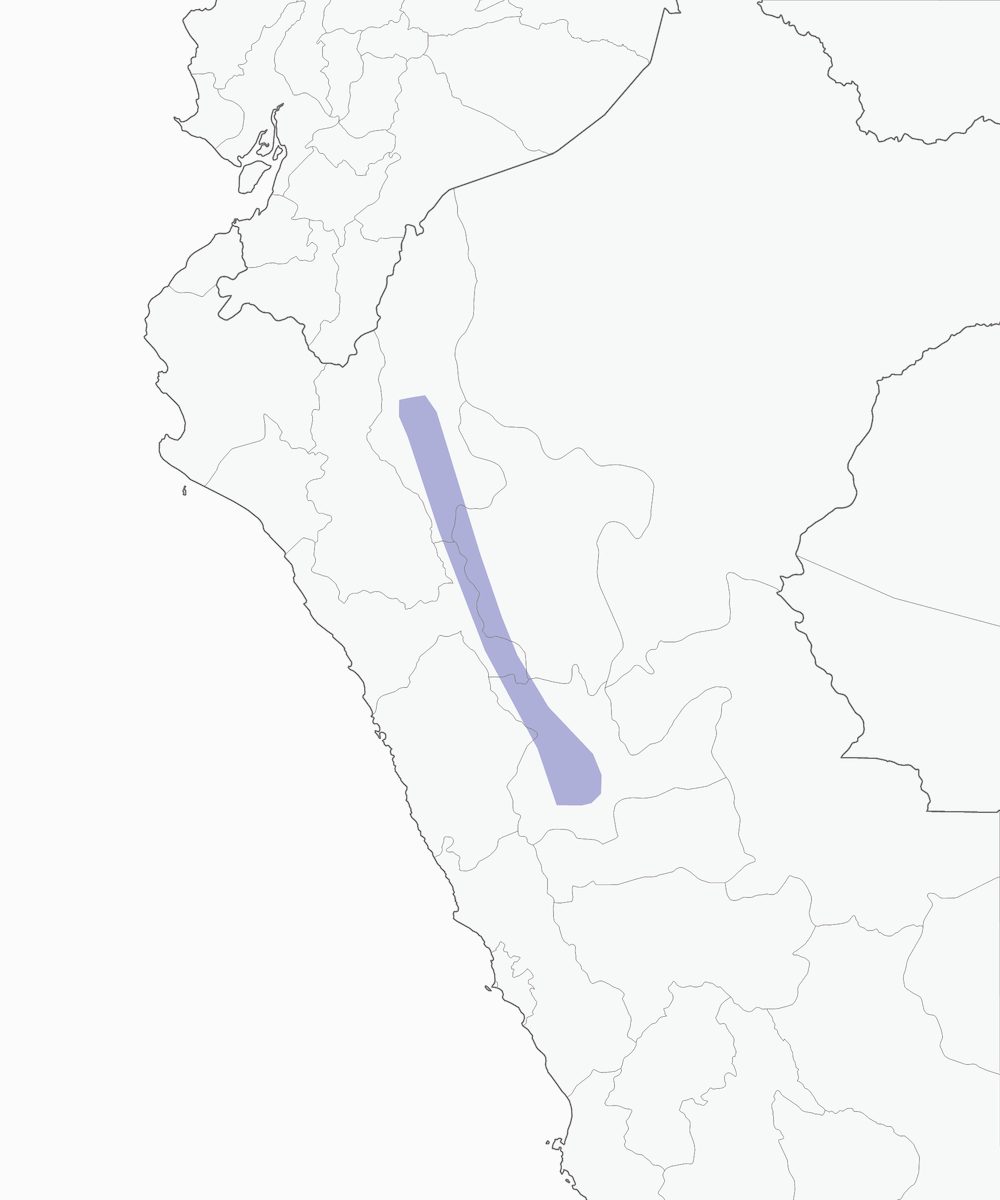 Rufous-browed Hemispingus, Distribution 1