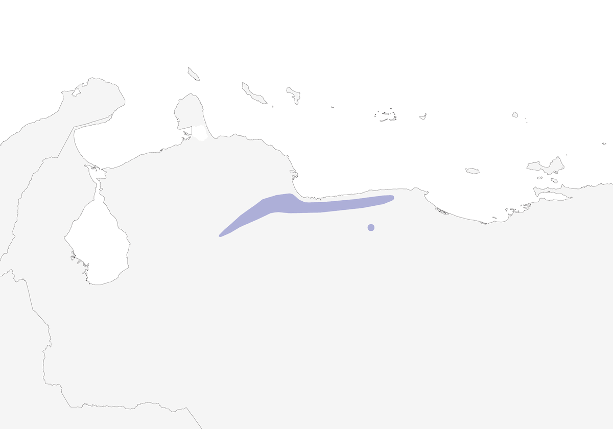 Rufous-cheeked Tanager, Distribution 1