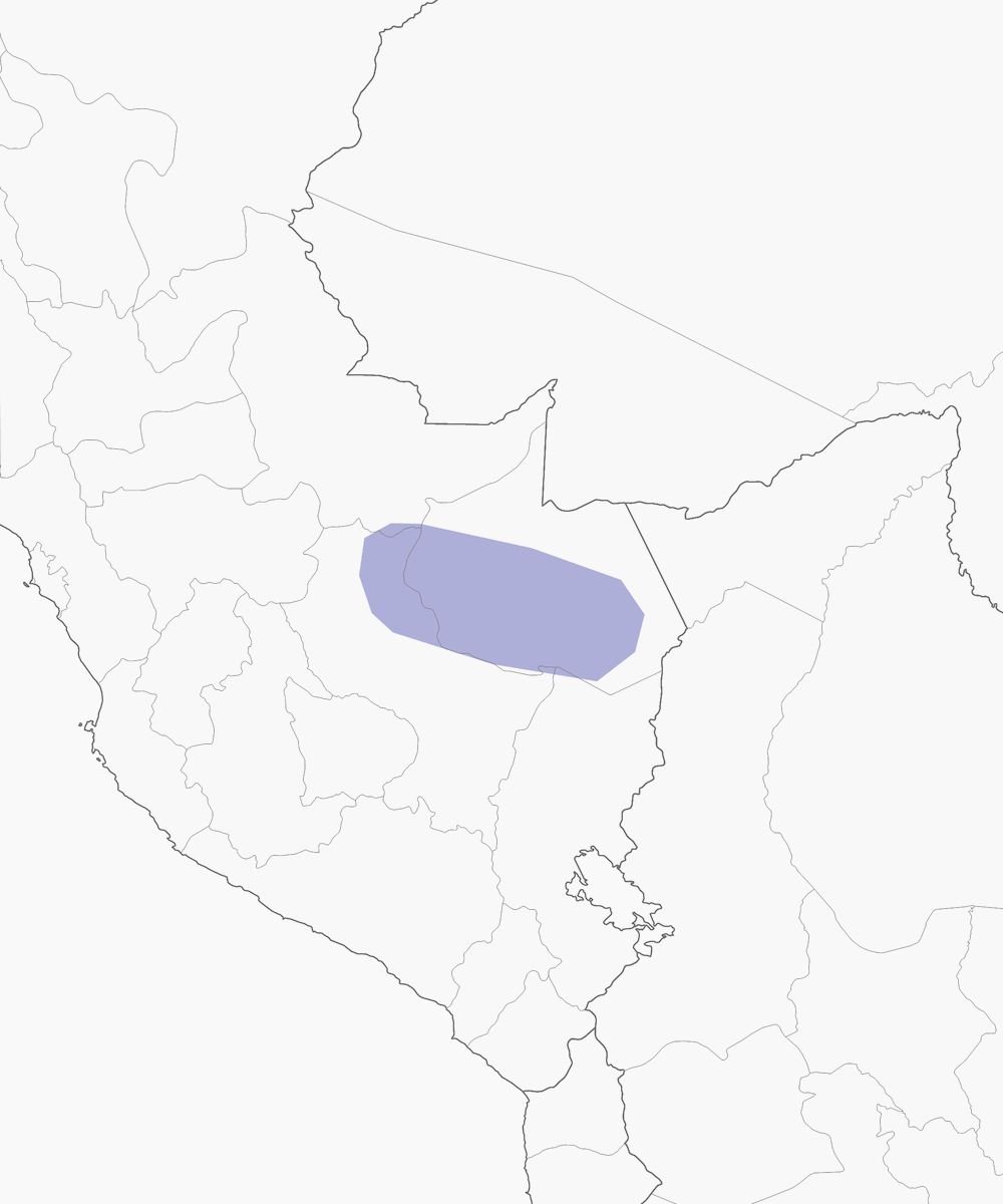 Rufous Twistwing, Distribution 1