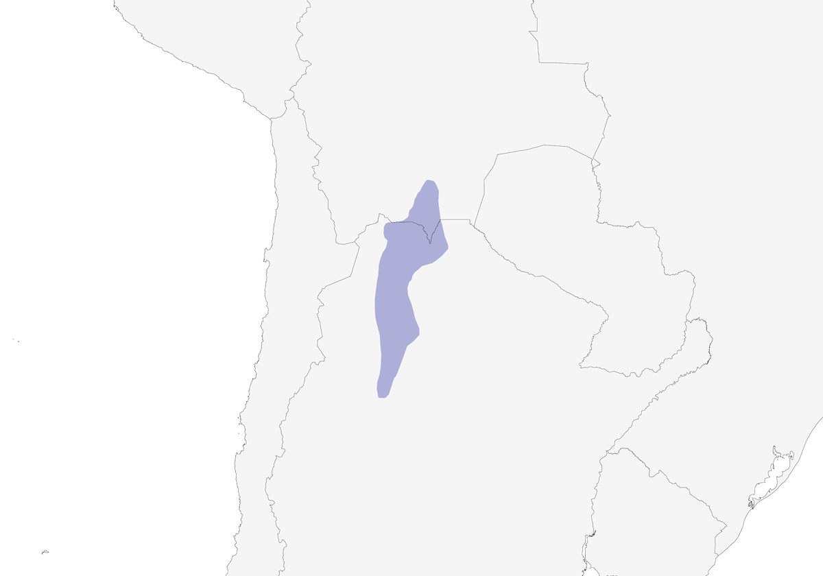 Mirlo Acuático Gorgirrufo, Distribución 1