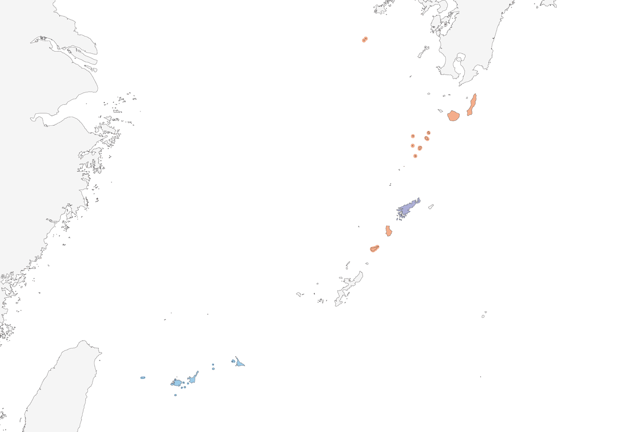 Ryukyu Robin, Distribution 1