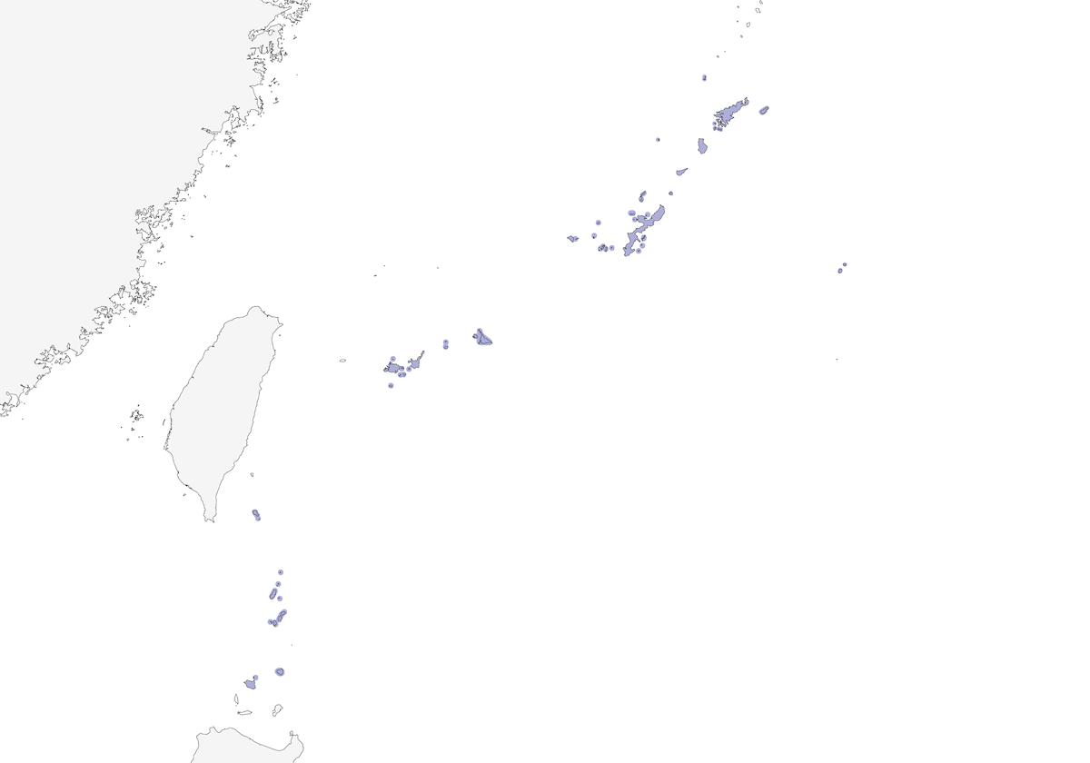 Autillo de Ryukyu, Distribución 1