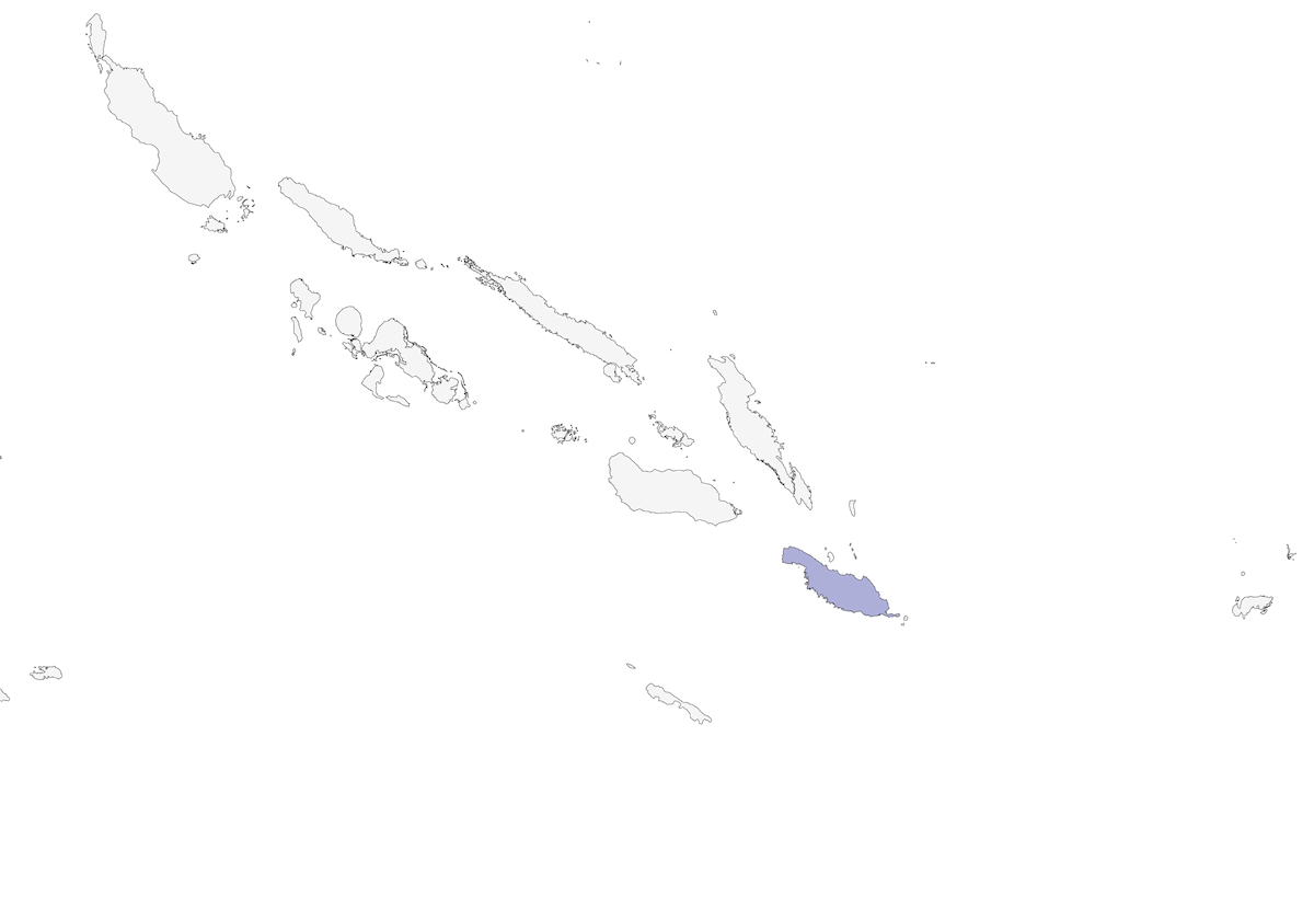 Makira-Honigfresser, Verbreitung 1