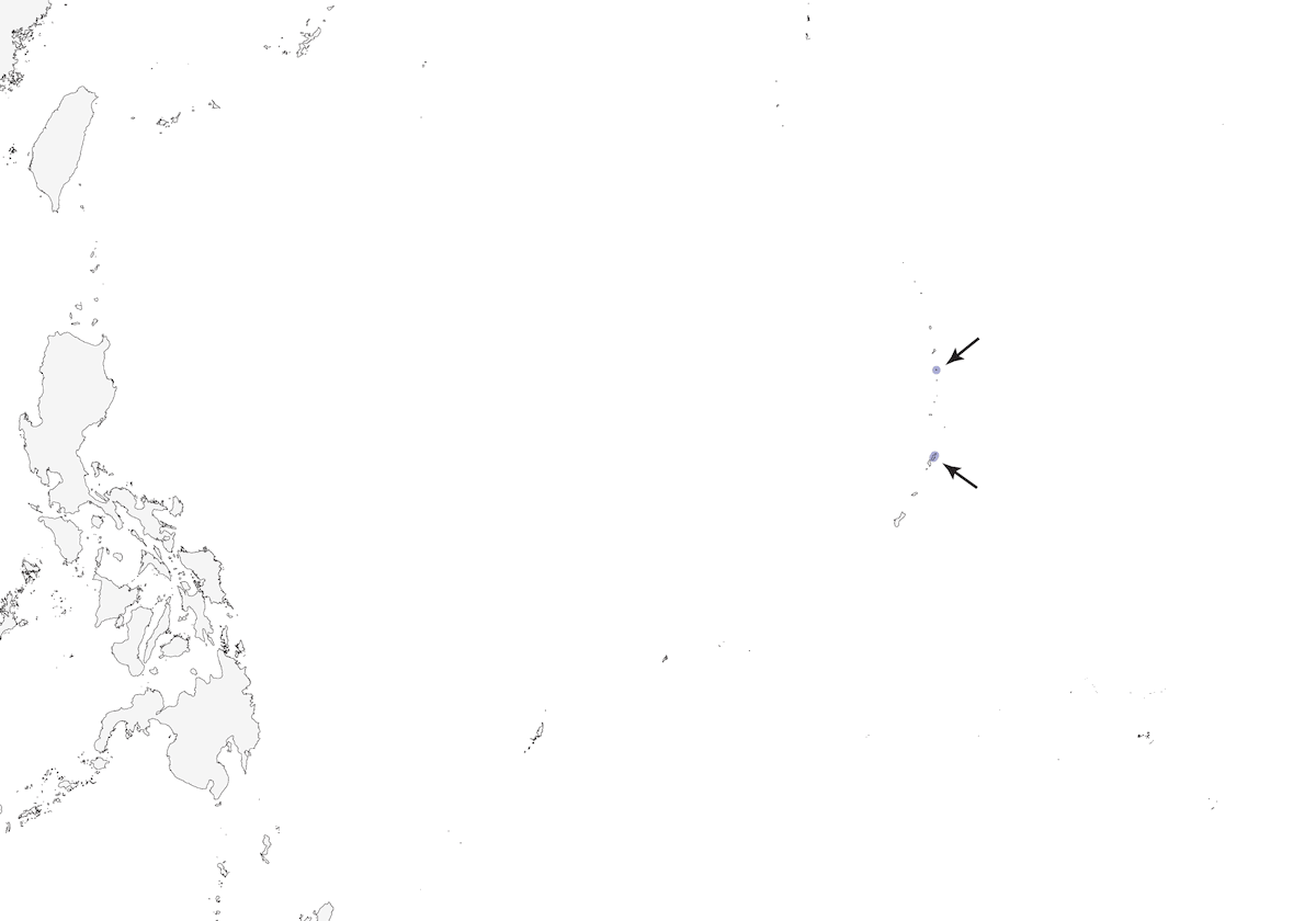 Saipan Reed Warbler, Distribution 1