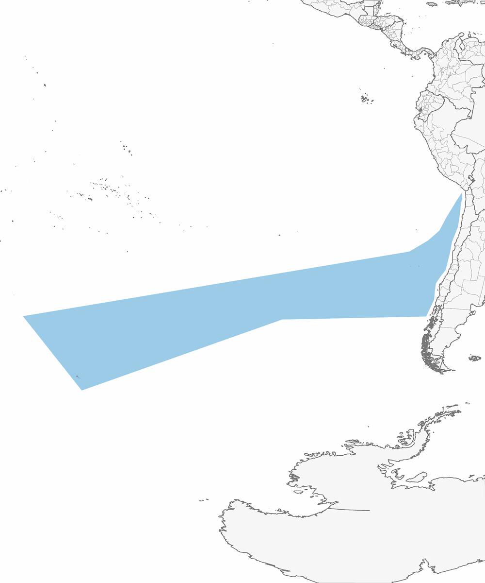 Albatro di Salvin, Distribuzione 1