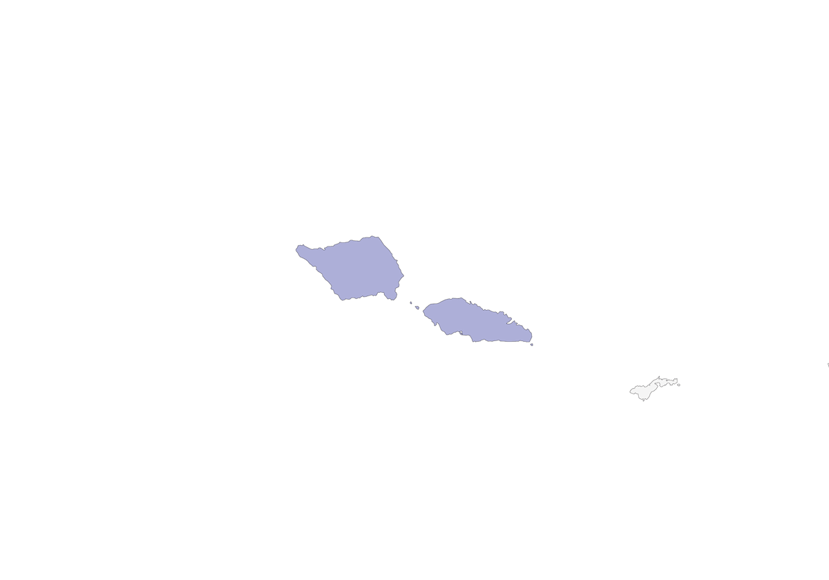 Monarca Samoano, Distribución 1