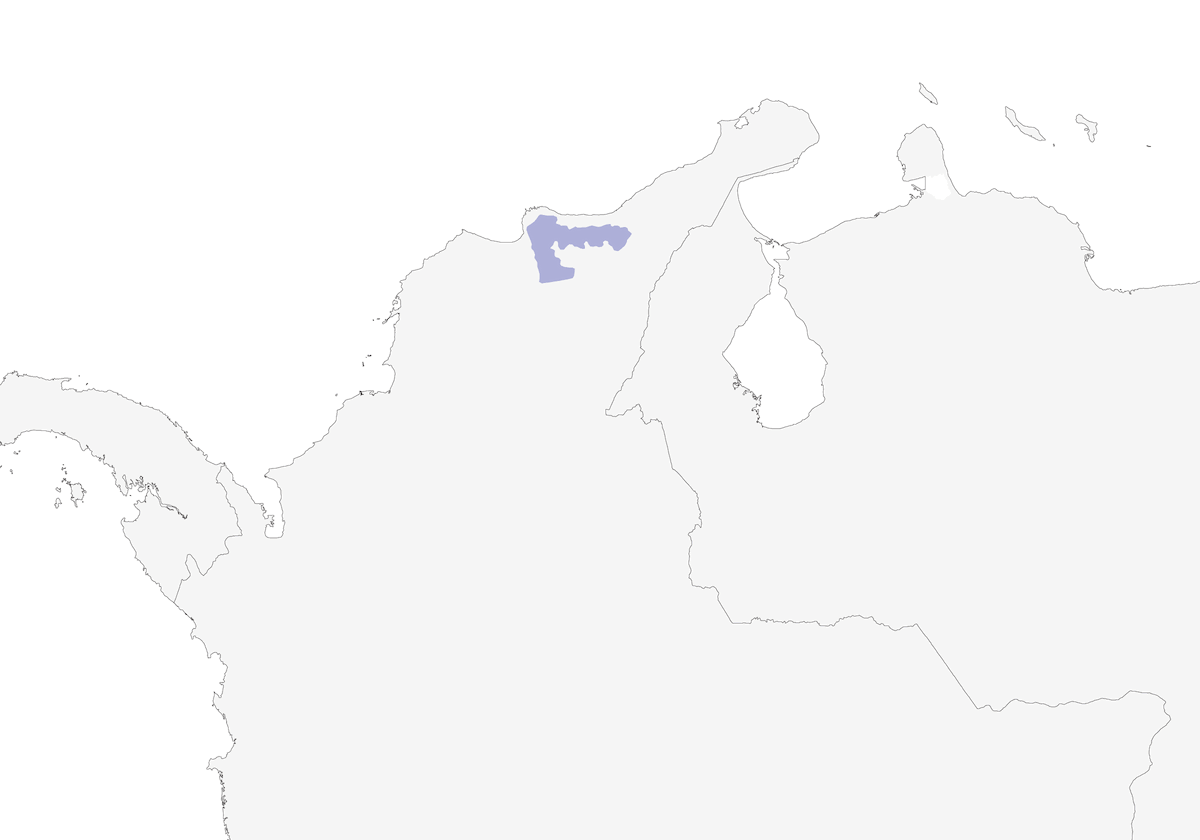 Automole de Santa Marta, Distribution 1
