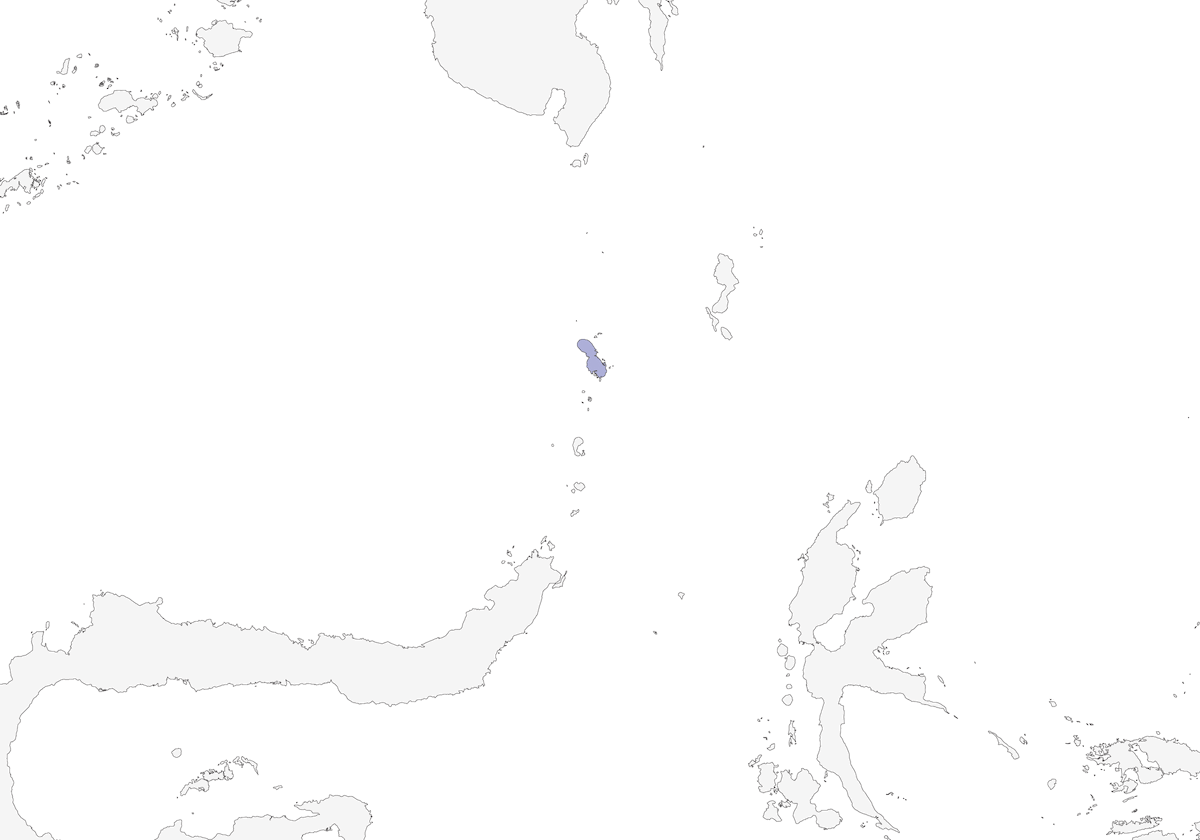 Sangihe Scops-Owl, Distribution 1