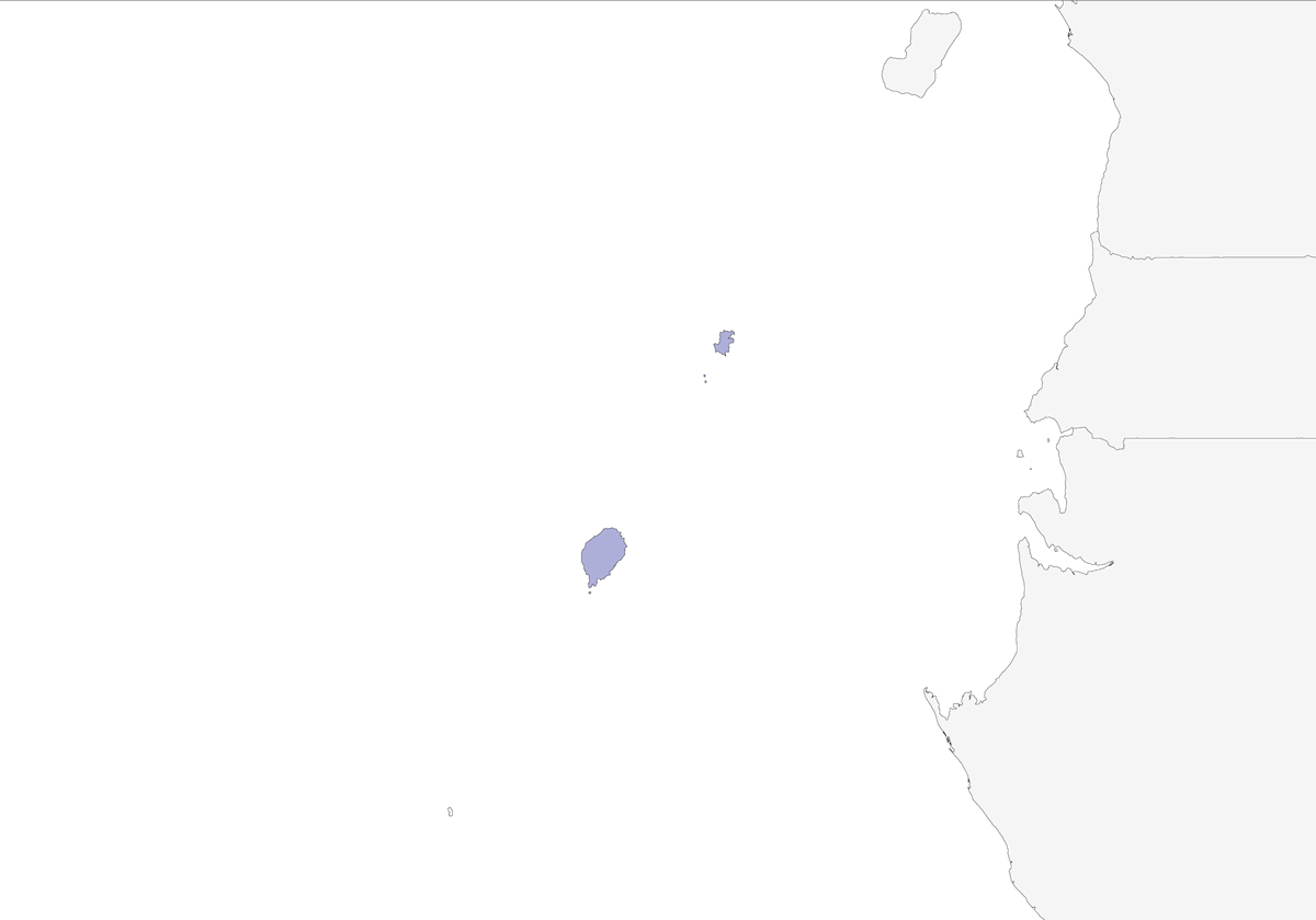 Martinet de Sao Tomé, Distribution 1