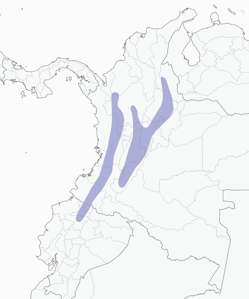 Scrub Tanager, Distribution 1