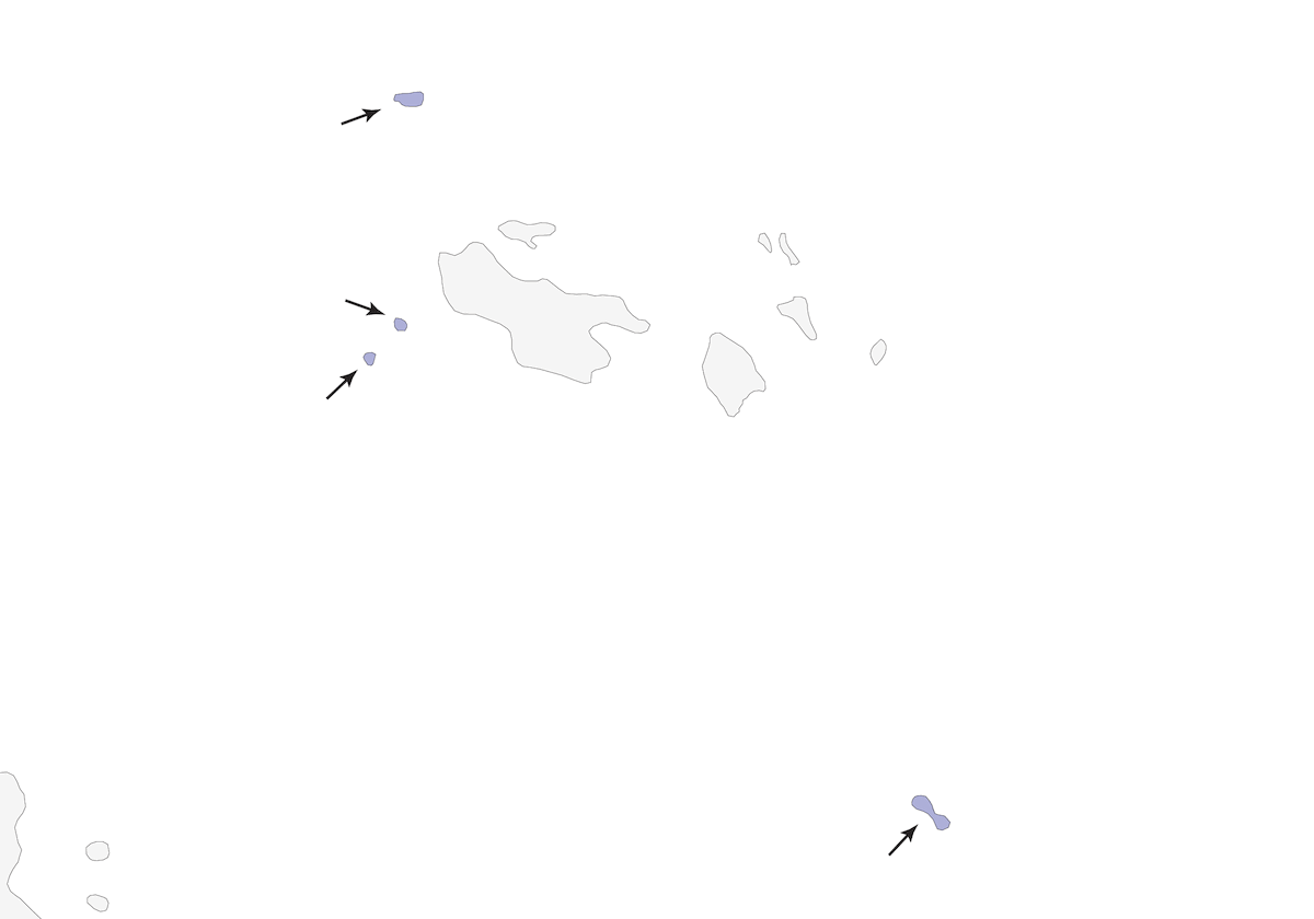 Fody delle Seychelles, Distribuzione 1