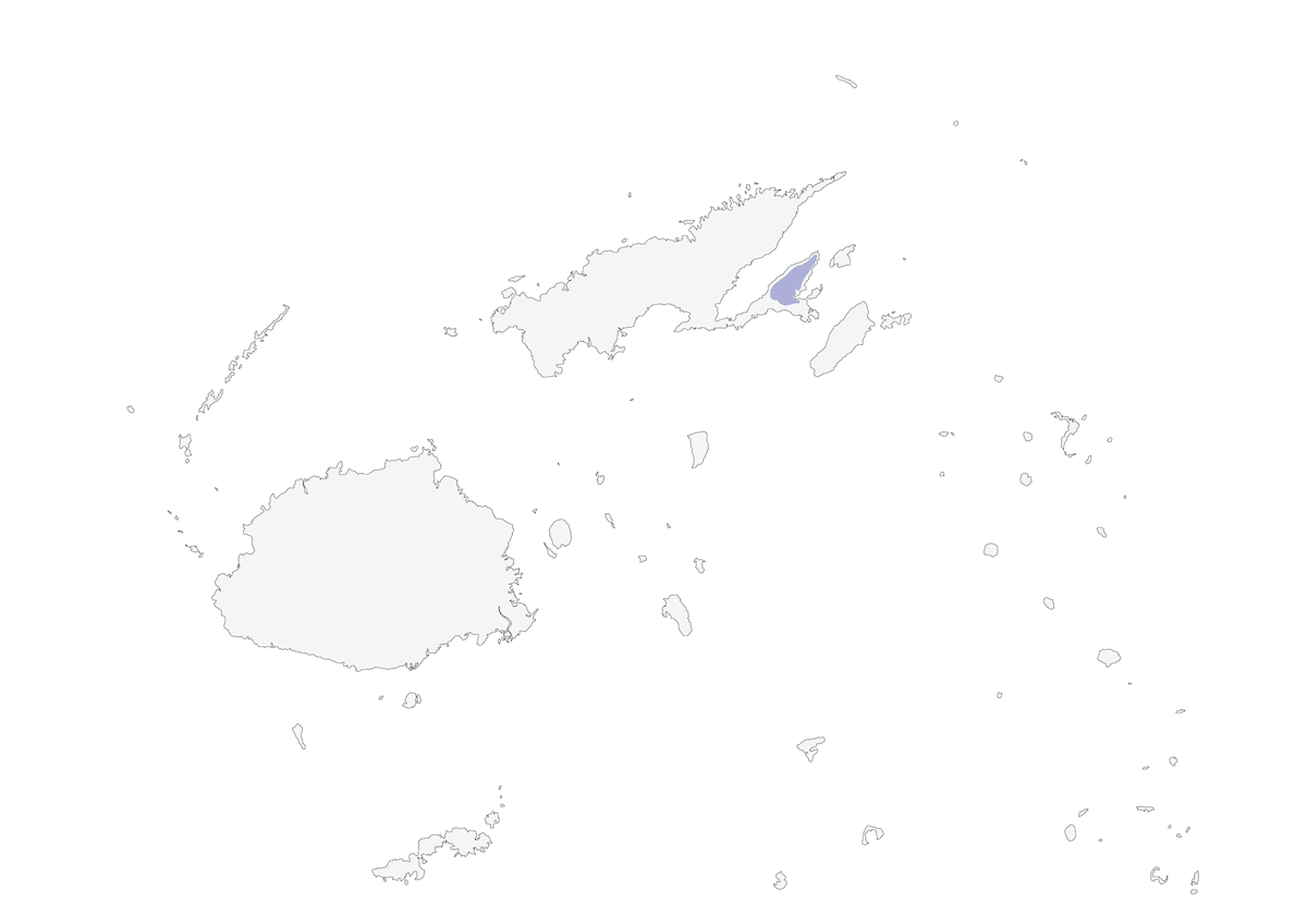 Codaseta di Natewa, Distribuzione 1