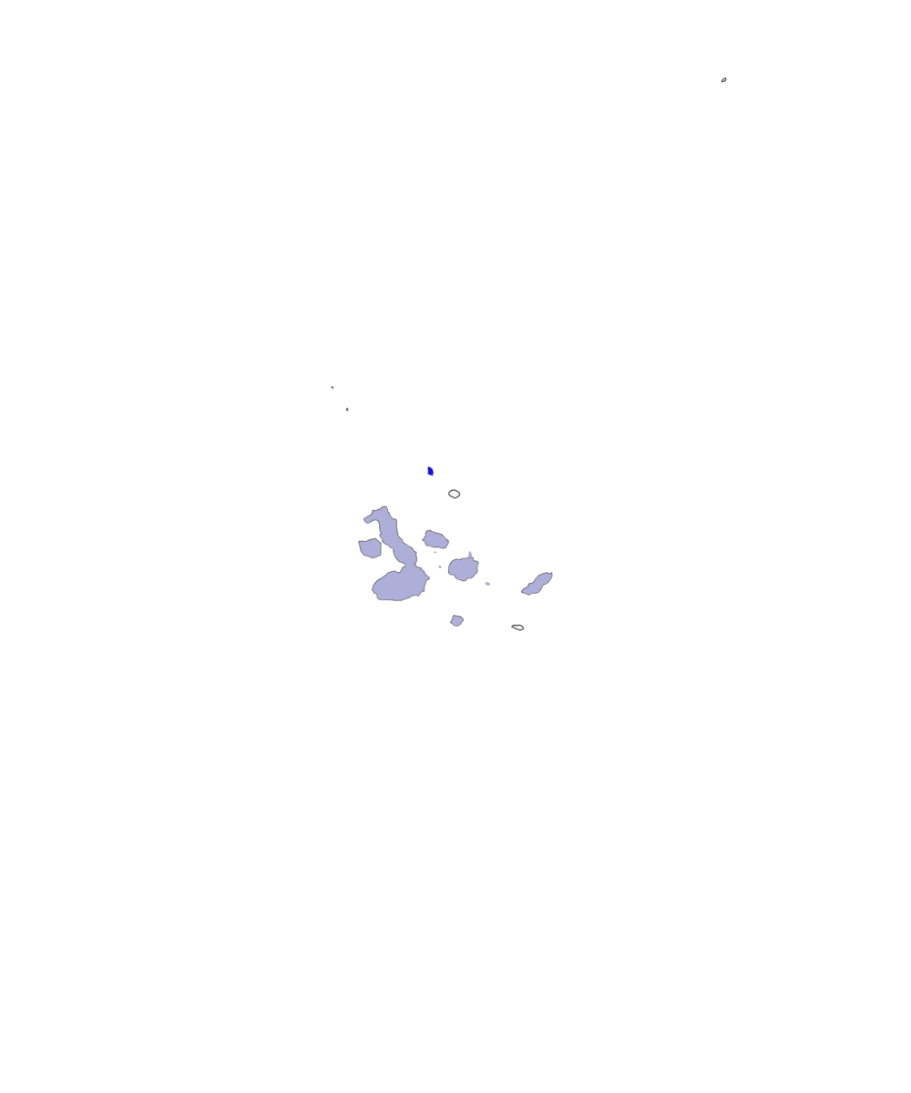 Géospize des arbres, Distribution 1
