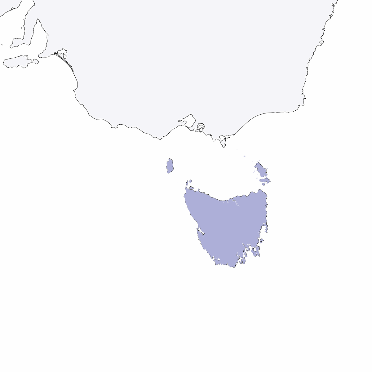 Tasmanian Boobook, 分布 1