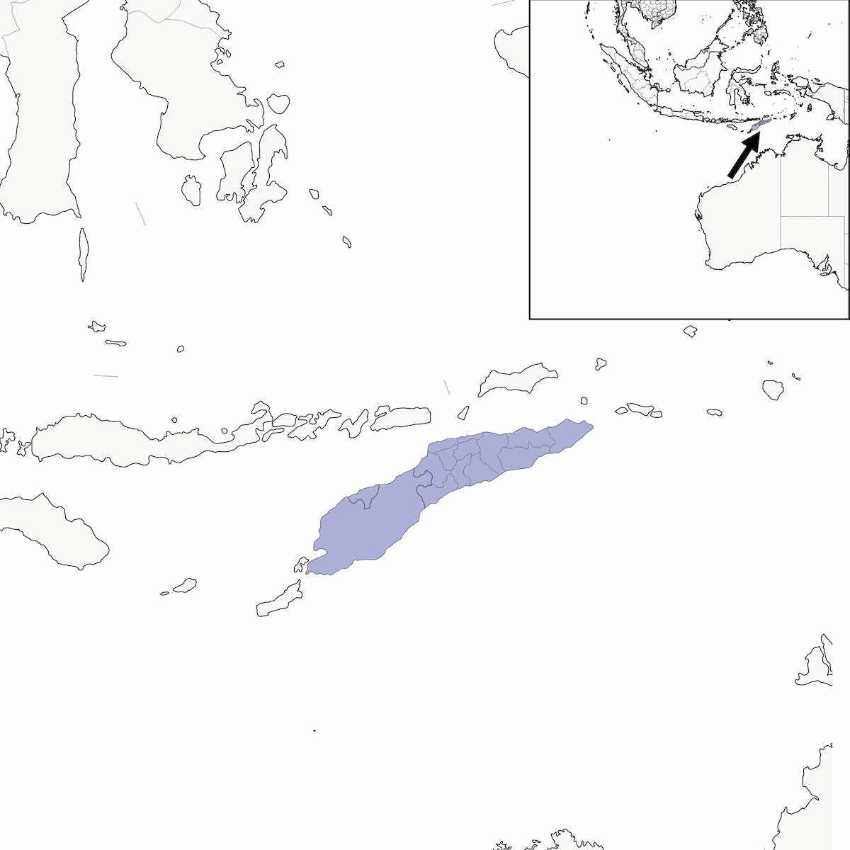 Timor-Kuckuckskauz, Verbreitung 1