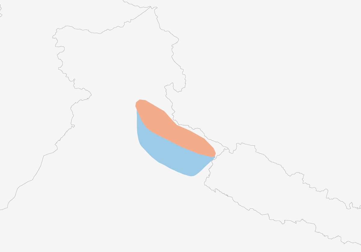 Westlicher Himalaya-Buschsänger, Verbreitung 1