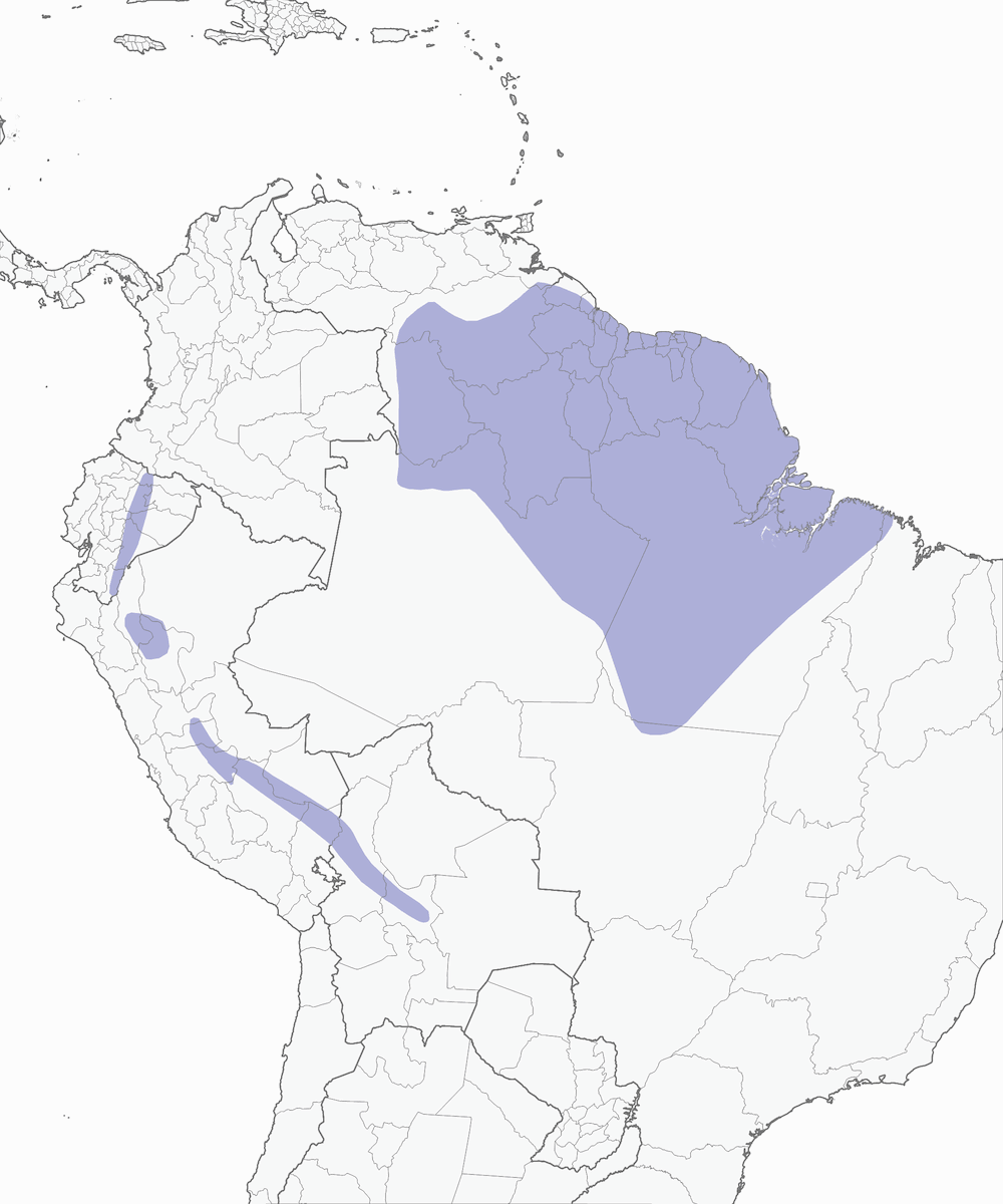 Tangara Moteada, Distribución 1