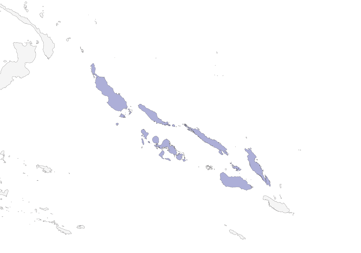 Papamoscas azul acero, Distribución 1