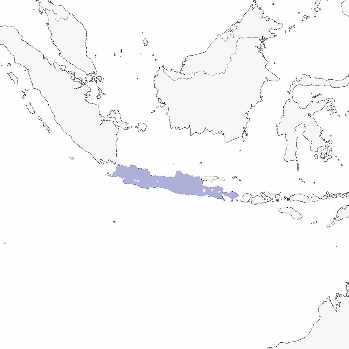 Streaky-breasted Spiderhunter, Distribution 1