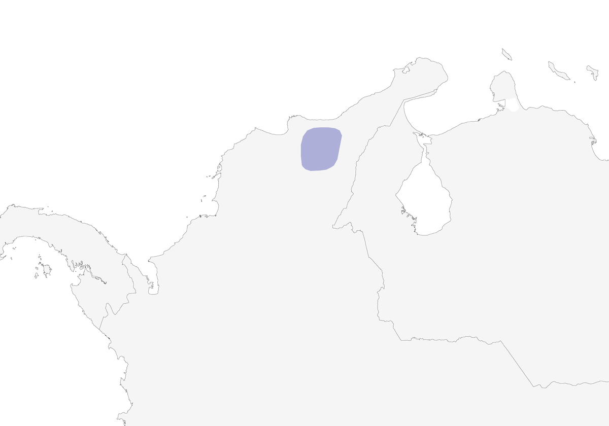 Streak-capped Spinetail, 分布 1