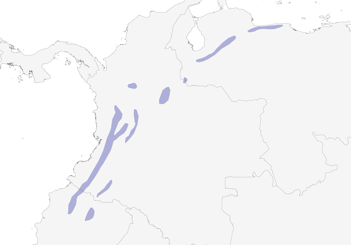Cerchiatore di alberi dalla calotta striata, Distribuzione 1
