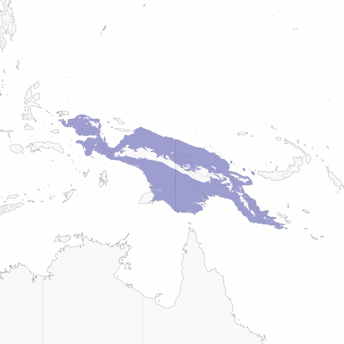 Streak-headed Munia, Distribution 1