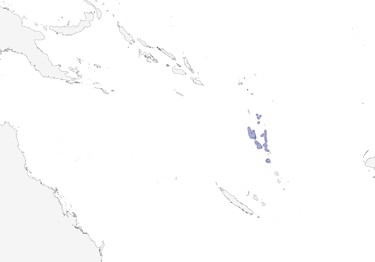 Vanuatu Streaked Fantail, Distribution 1