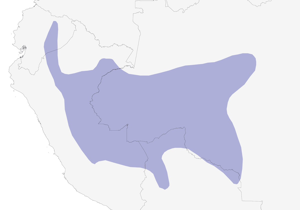 Codorniz silbadora estrellada, Distribución 1