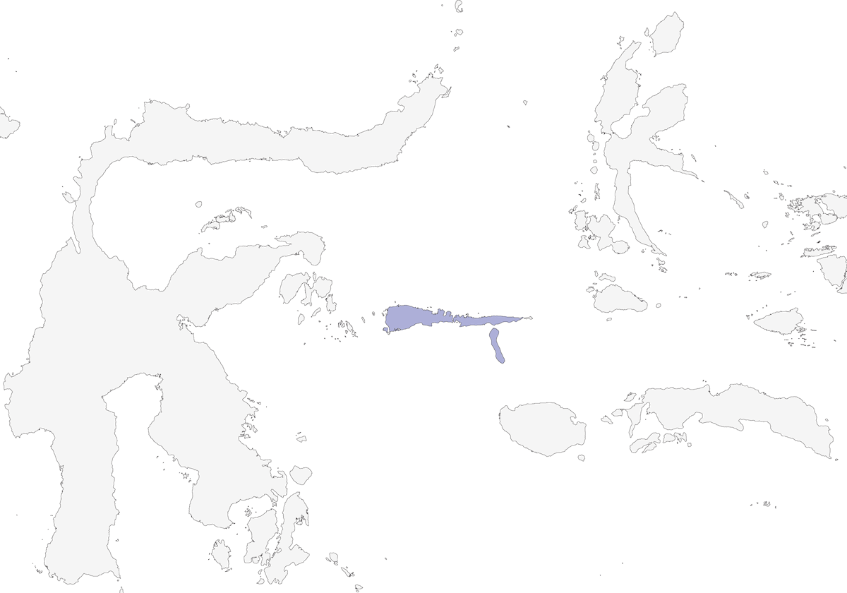 Sula Scops-Owl, Distribution 1