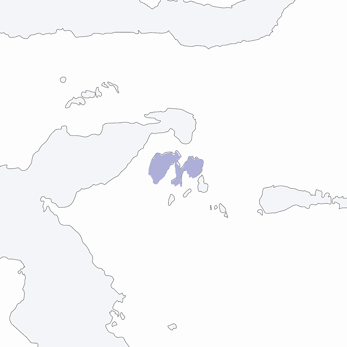 Assiolo di Banggai, Distribuzione 1