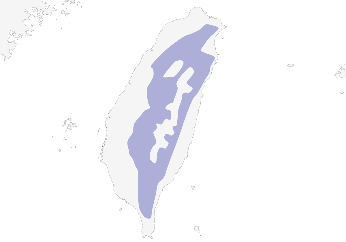 Fagiano di Swinhoe, Distribuzione 1
