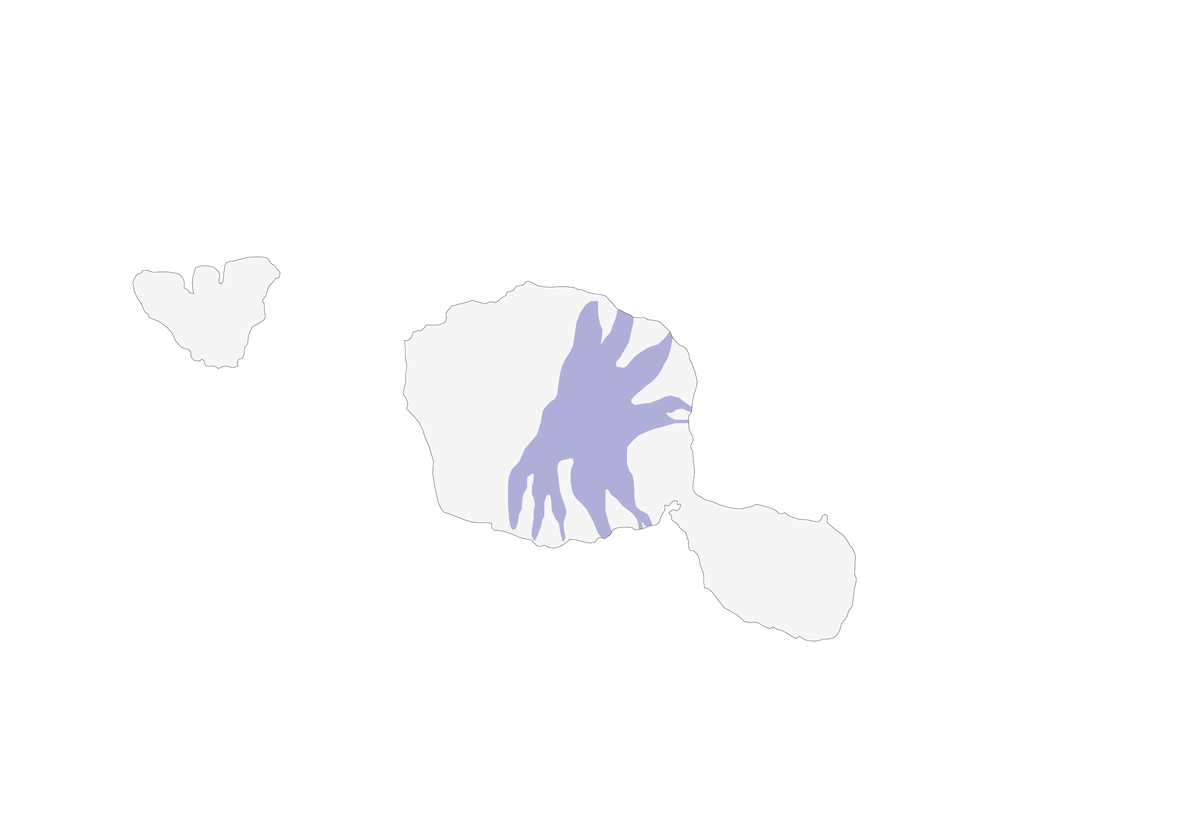 Carricero de Tahití, Distribución 1