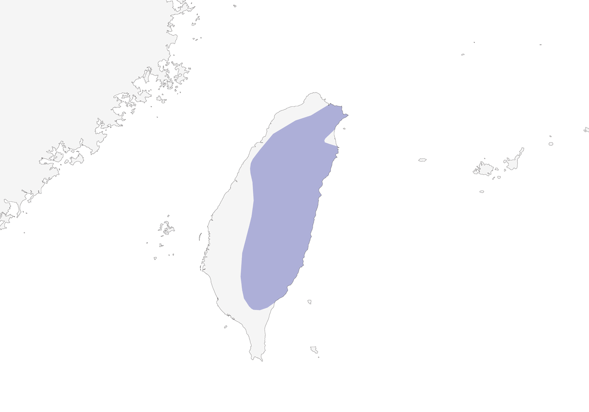 Taiwan Partridge, Distribution 1