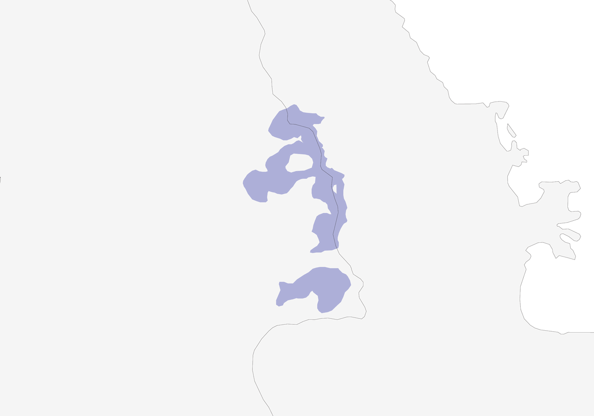 Codorniz silbadora de Tacarcuna, Distribución 1