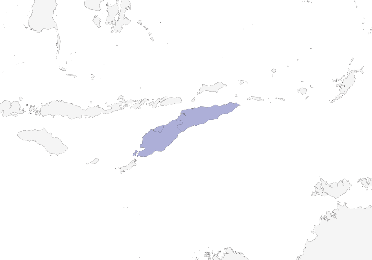 Timor Friarbird, Distribution 1
