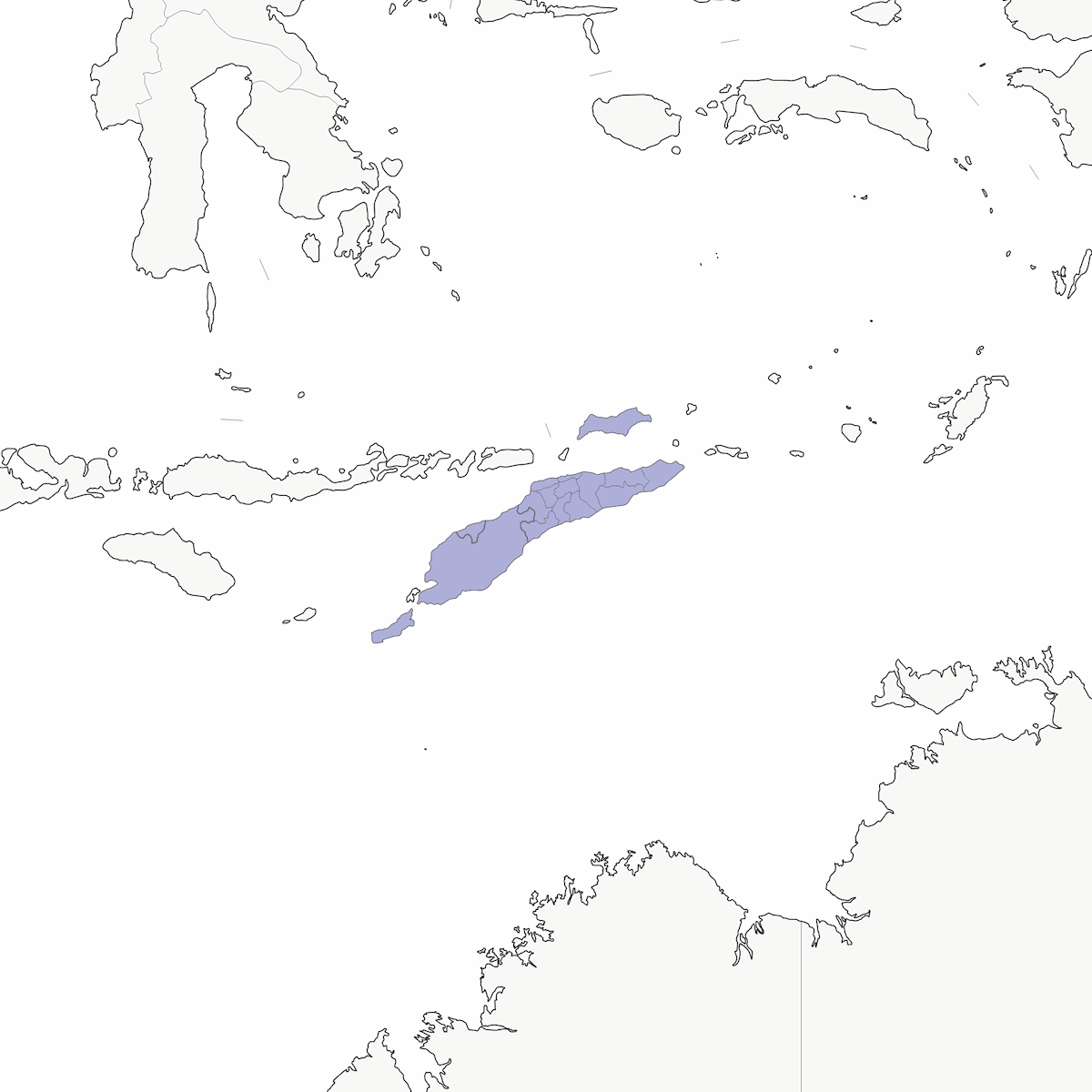 Timor-Ziegenmelker, Verbreitung 1