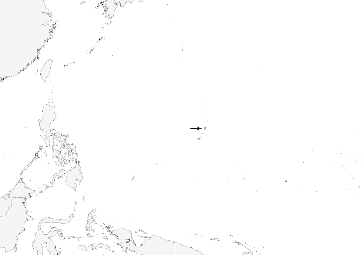 Tinian Monarch, Distribution 1