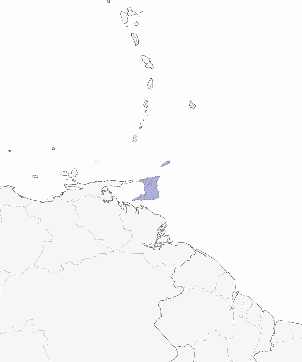 Trinidad Motmot, Distribution 1