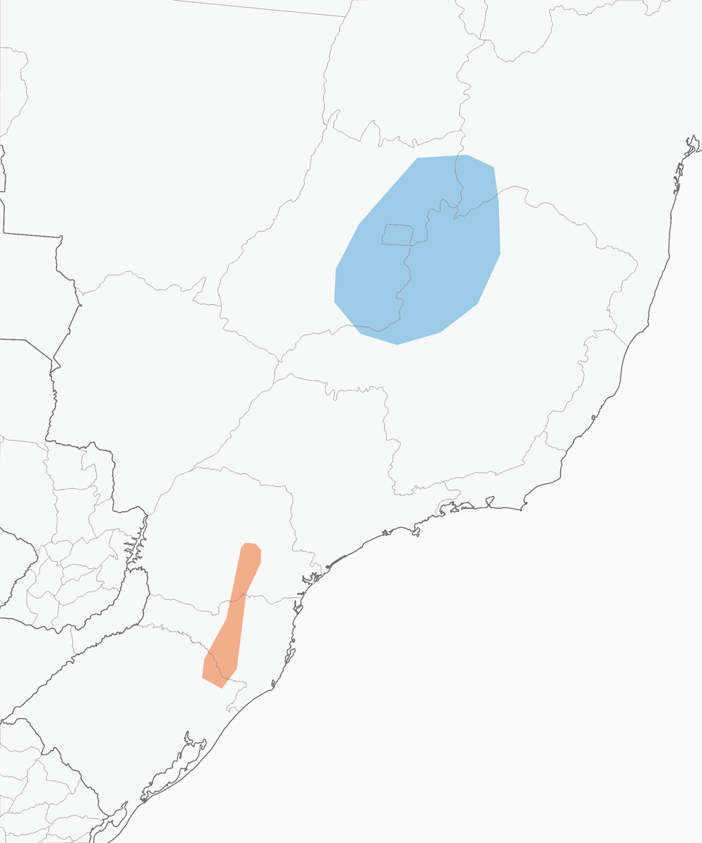 Espiguero tropero, Distribución 1