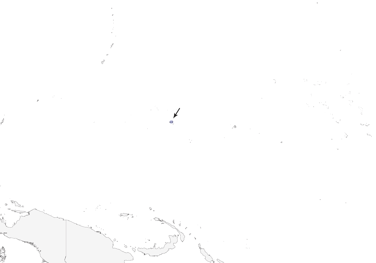 Teardrop White-eye, Distribution 1