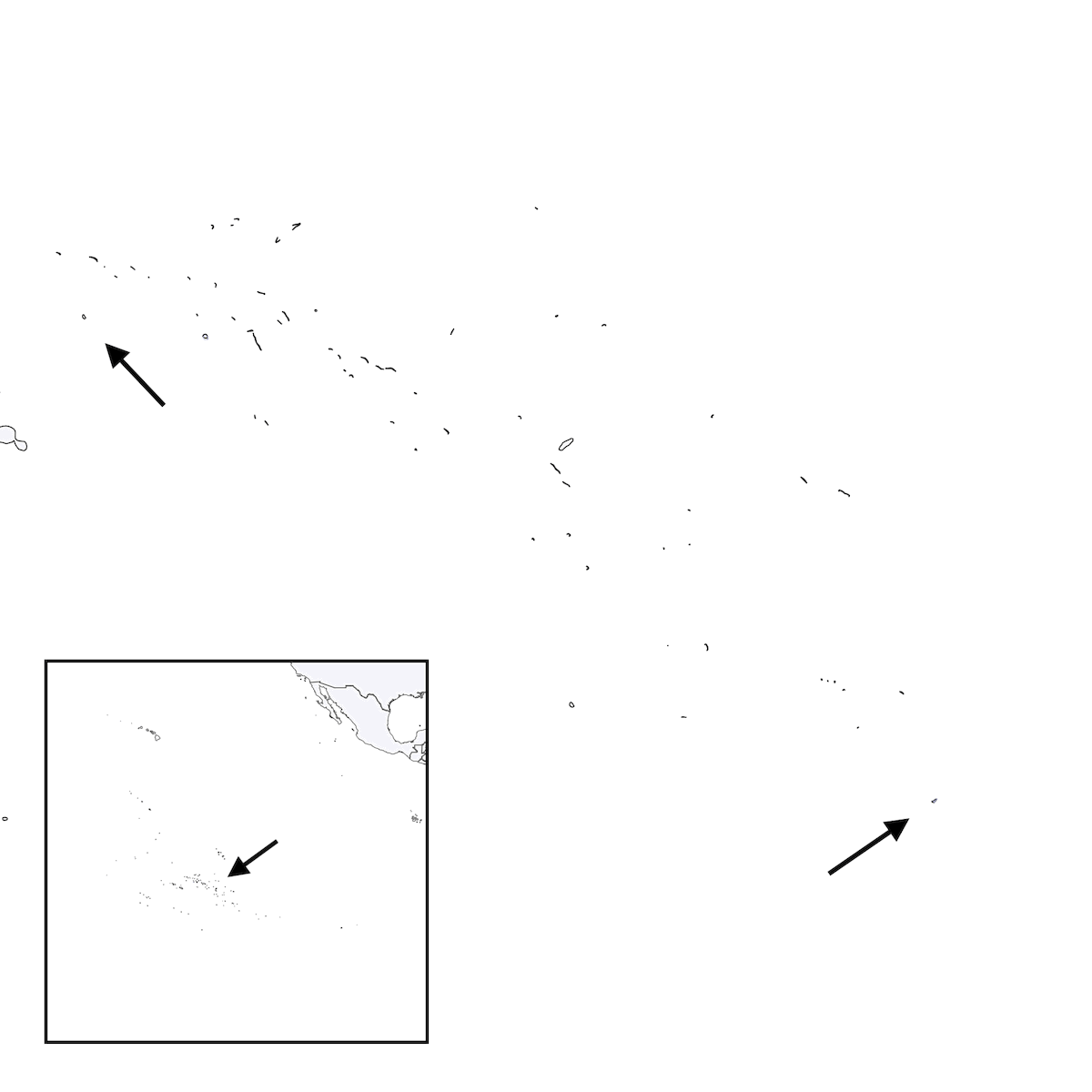 Martino pescatore delle Tuamotu, Distribuzione 1
